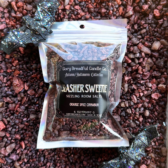 Slasher Sweetie Sizzling Room Salt Crystal Potpourri: Orange Spice Cinnabun - Picture 5 of 10